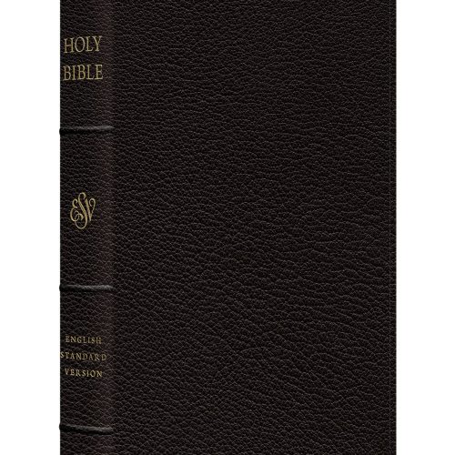 ESV Holy Bible- Leather Bound- Large Print
